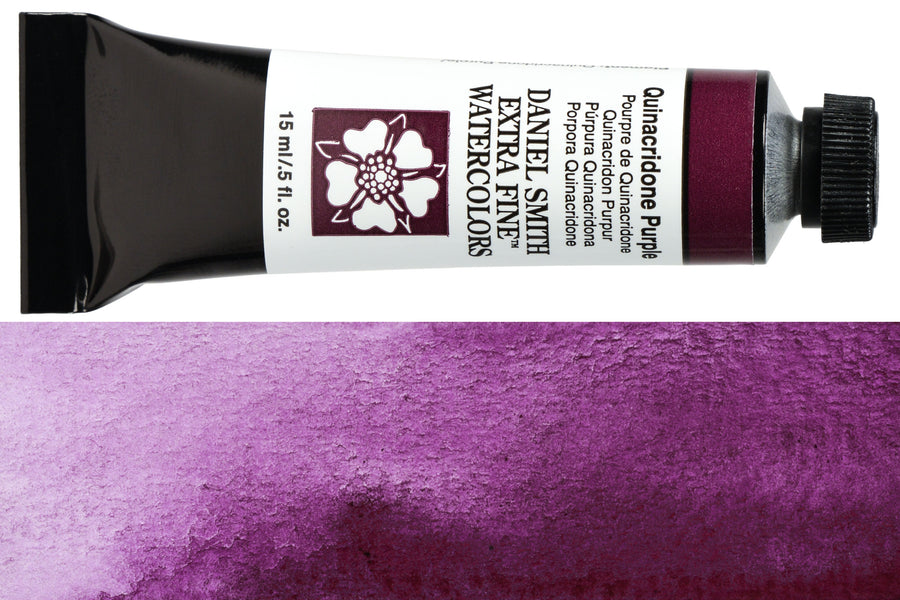 Daniel Smith Extra Fine Watercolor, 15 mL, Quinacridone Purple