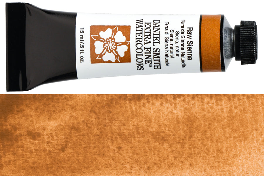 Daniel Smith Extra Fine Watercolor, 15 mL, Raw Sienna