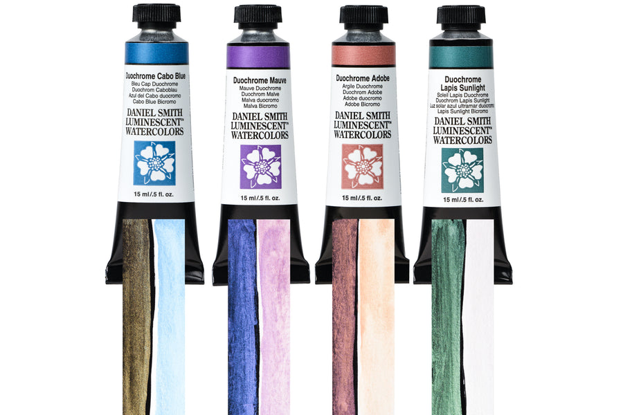 Daniel Smith Extra Fine Watercolor, Duochrome Set of 4
