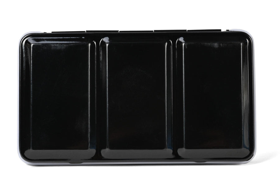 Enameled metal watercolor tin, 12 slots