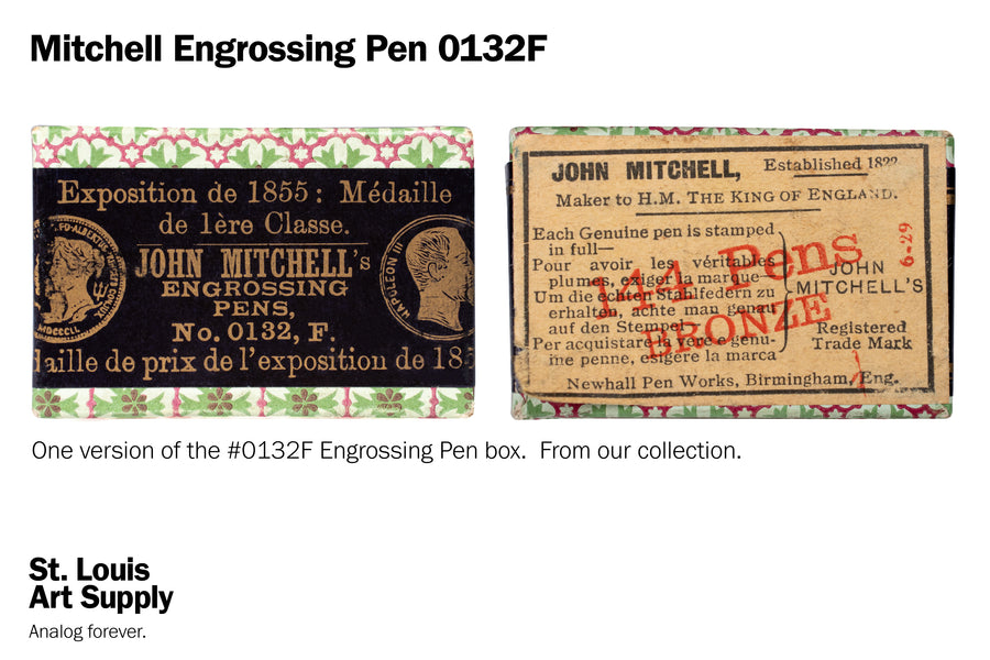 John Mitchell Engrossing Pen #0132F (Vintage)