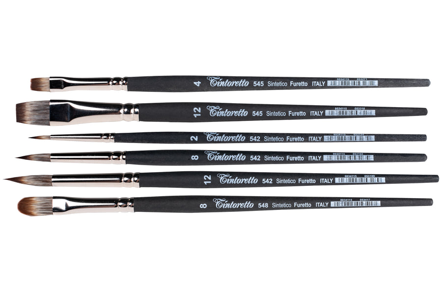 Furetto Synthetic Watercolor Brushes