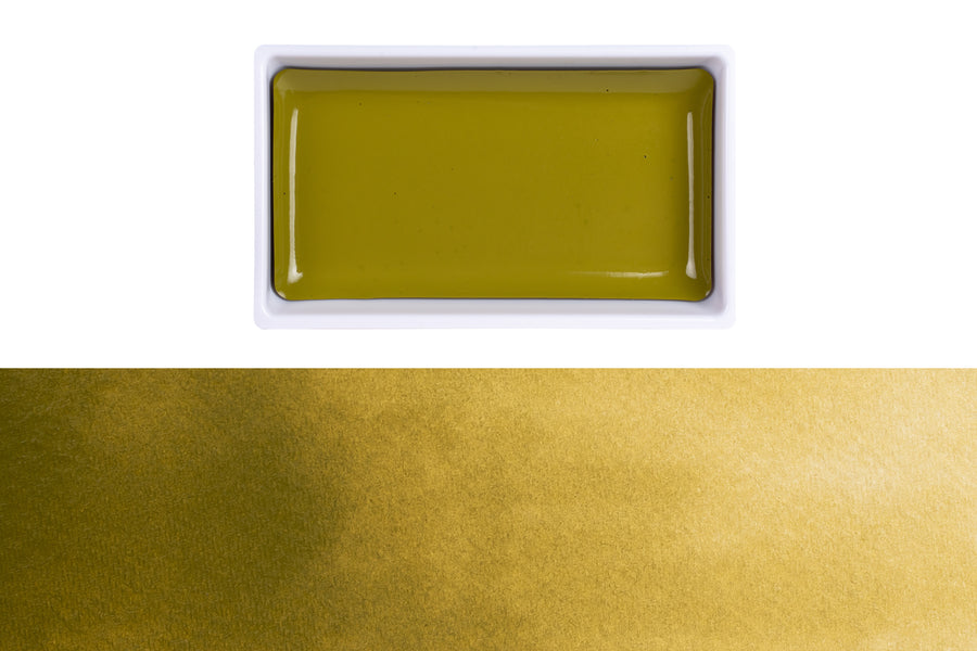 Gansai Tambi Watercolors, #405 Green Gold