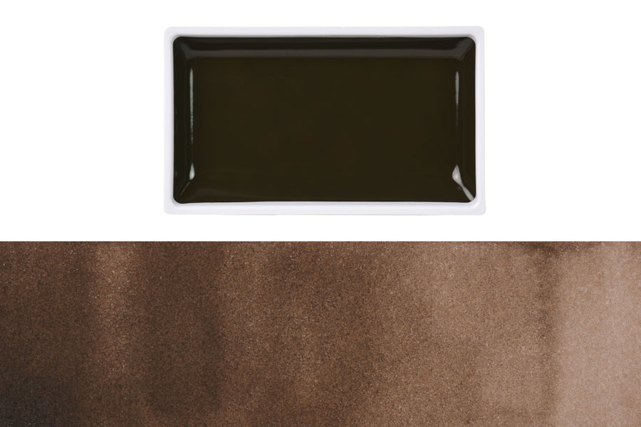 Gansai Tambi Watercolors, #47 Raw Umber Deep