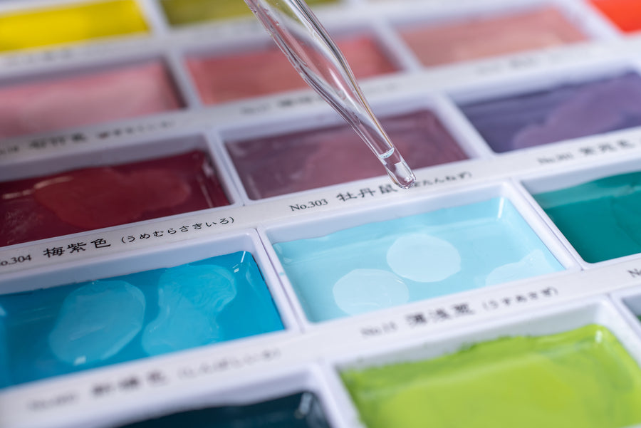 Gansai Tambi Watercolors, #303 Mauve Taupe
