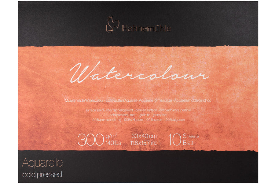 Hahnemühle Collection Watercolor Block, Cold Press, 11.8" x 15.7"