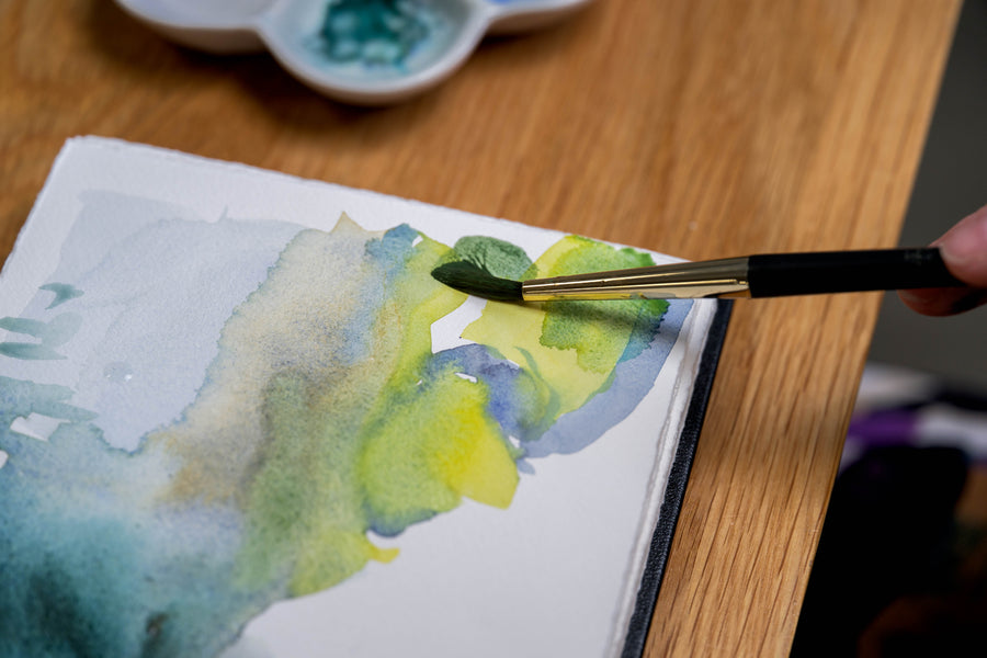 100% Cotton Watercolor Book, Deckled Edges