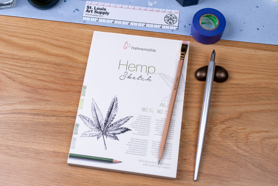Hemp Sketch Paper Pad, A5