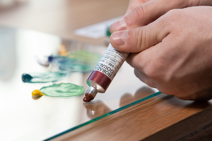 Schmincke - Horadam Gouache, Set of 10 with Travel Box - St. Louis Art Supply