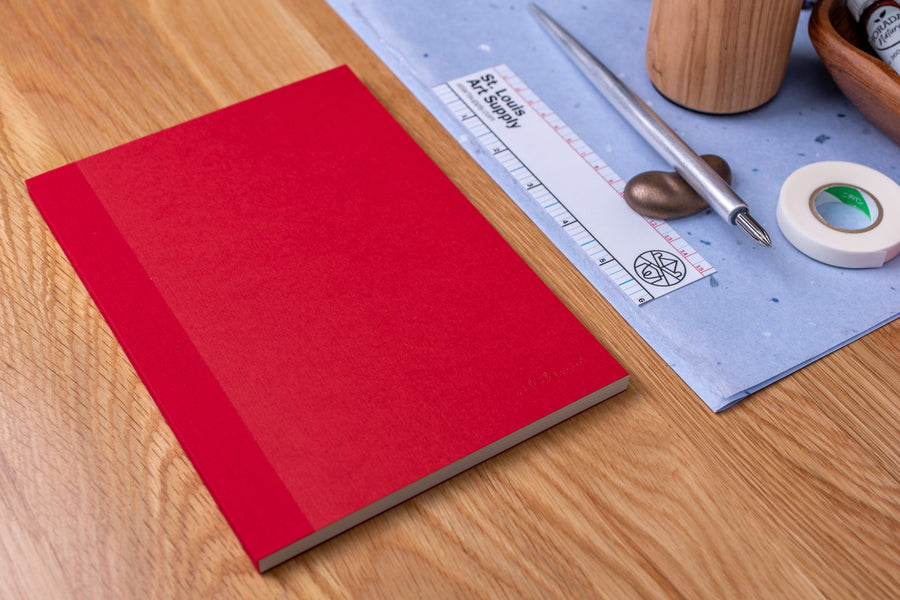 Kakimori A5 Notepad, Red