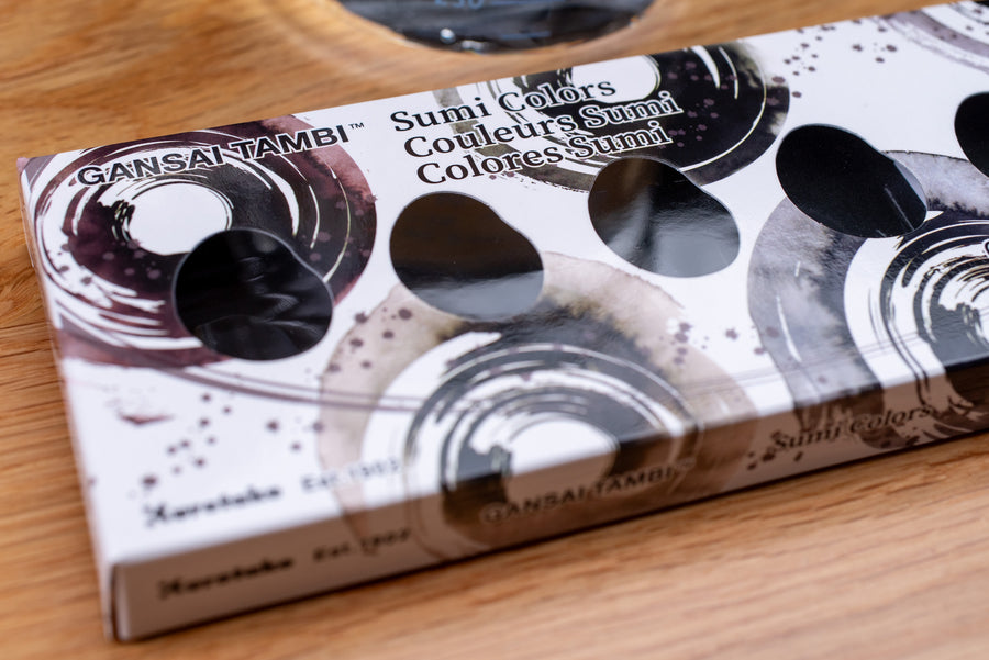 Gansai Tambi Sumi Colors, Set of 6