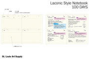 Laconic Style Notebook: 100 Days