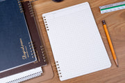 Logical Prime Split-Ring Notebook, Charcoal/Graph