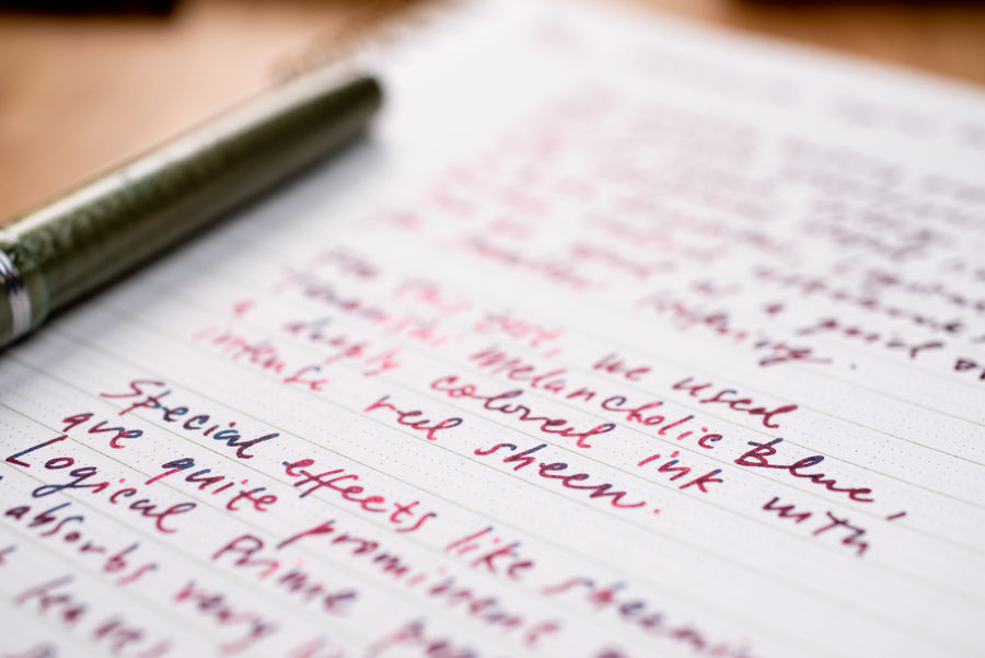 Logical Prime Split-Ring Notebook, Green/Ruled