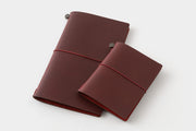 Traveler's Notebook Starter Set, Regular Size, Limited Edition Red Leather