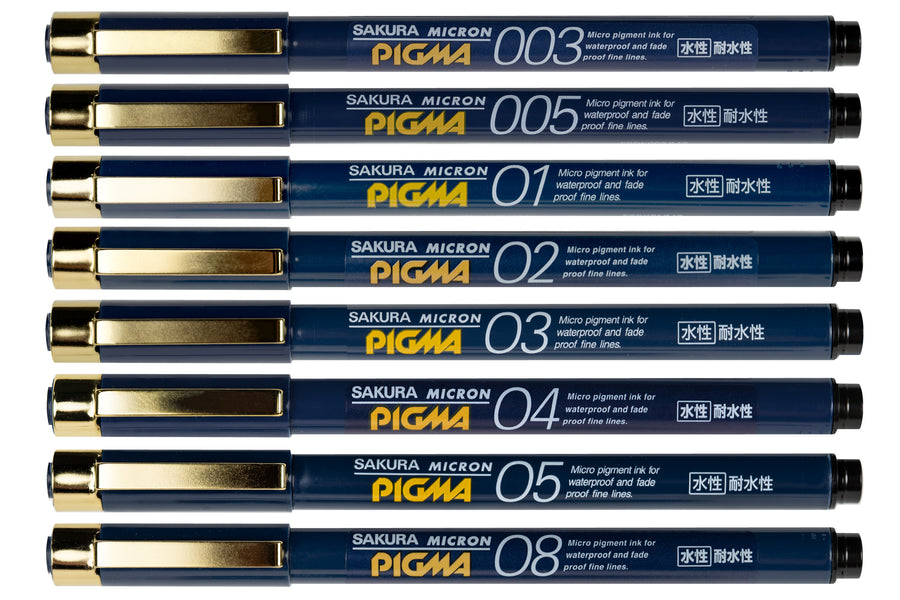 PIGMA Micron Fineliner Pen, Japanese Edition