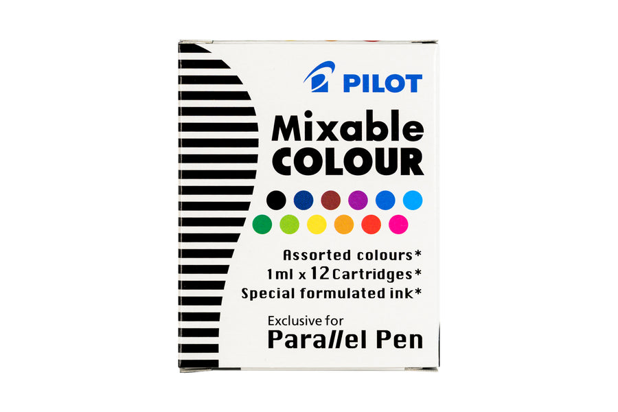 Pilot Mixable Colour Cartridges, Assorted Pack of 12