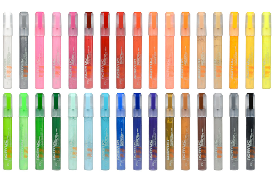 Montana Acrylic Paint Markers, Fine (2 mm)