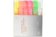 Montana Acrylic Paint Markers, Fluorescent Set of 6