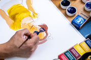 Tonic Watercolor, Porcelain Pan, #043 Oxide Yellow