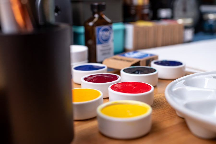 Tonic Watercolor, Porcelain Pan, #043 Oxide Yellow