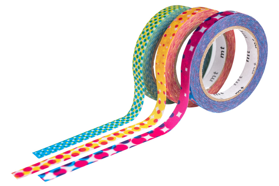 mt Washi Tape, Slim Set of 3, Dots