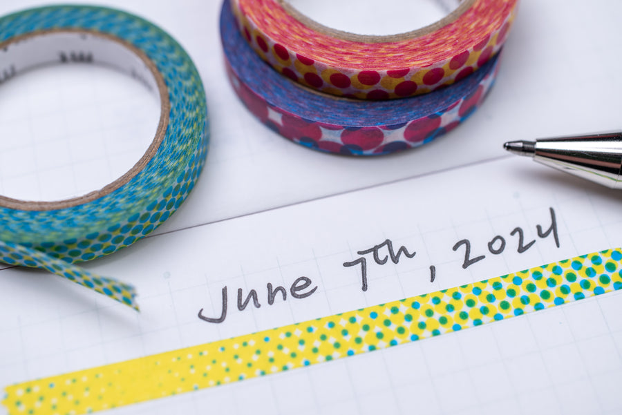 mt Washi Tape, Slim Set of 3, Dots