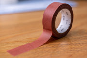 mt Washi Tape, 15 mm, Burnt Sienna