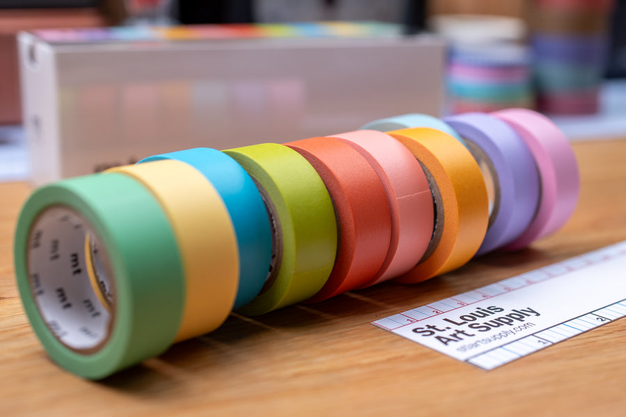 mt Washi Tape, 15 mm, Ten-Color Box