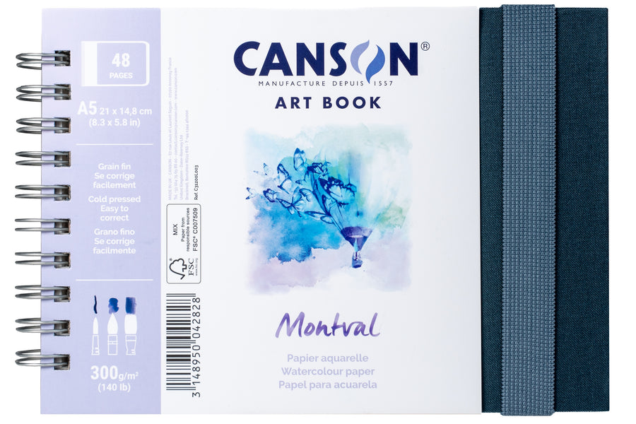 Canson Art Book, Montval Watercolor Paper