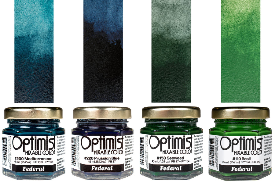 Optimist Mixable Color, Seaside Set of 4