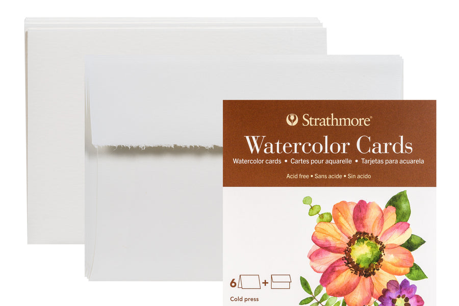 Strathmore Watercolor Cards, Announcement Size