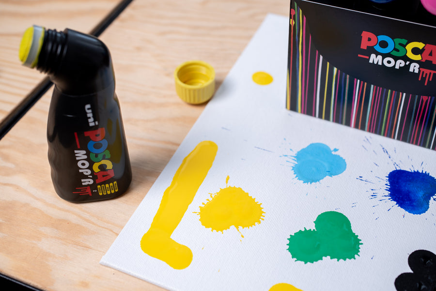 Uni POSCA MOP'R Paint Marker (PCM-22), Full Set of 8