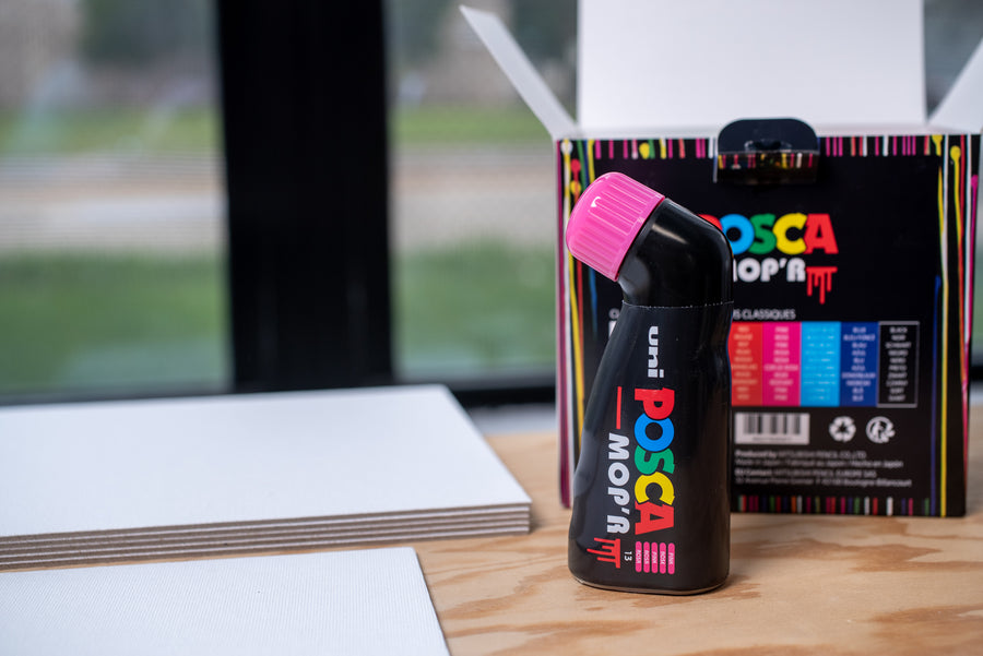 Uni POSCA MOP'R Paint Marker (PCM-22), Full Set of 8
