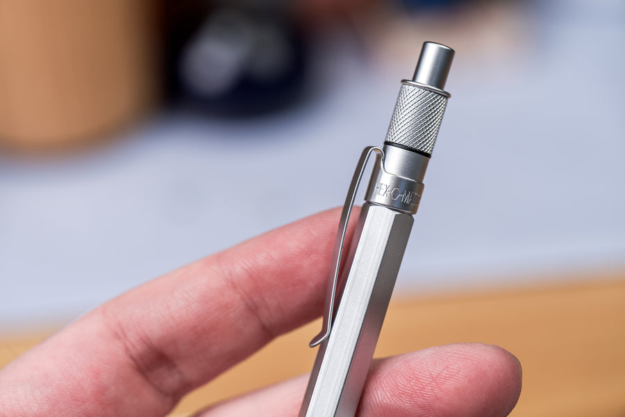 Hex-O-Matic Mechanical Pencil, Silver