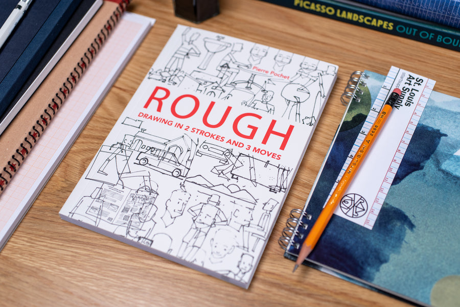 Rough: Drawing in 2 Strokes and 3 Moves