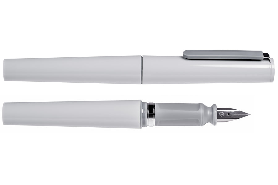 TUZU Adjust Fountain Pen, Soft Grey