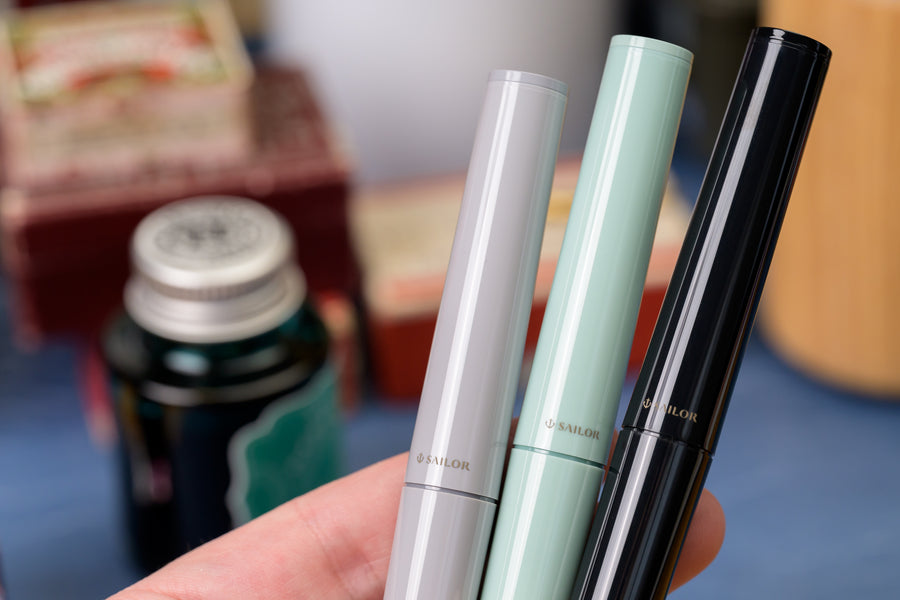 TUZU Adjust Fountain Pen, Soft Grey