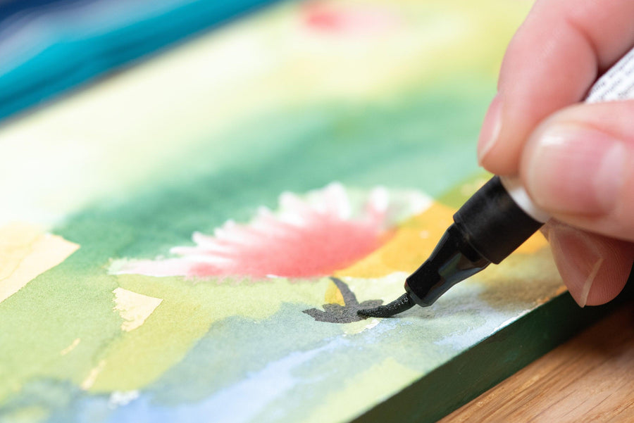 Schmincke - Aqua Drop Liquid Watercolors, #200 Lemon Yellow - St. Louis Art Supply