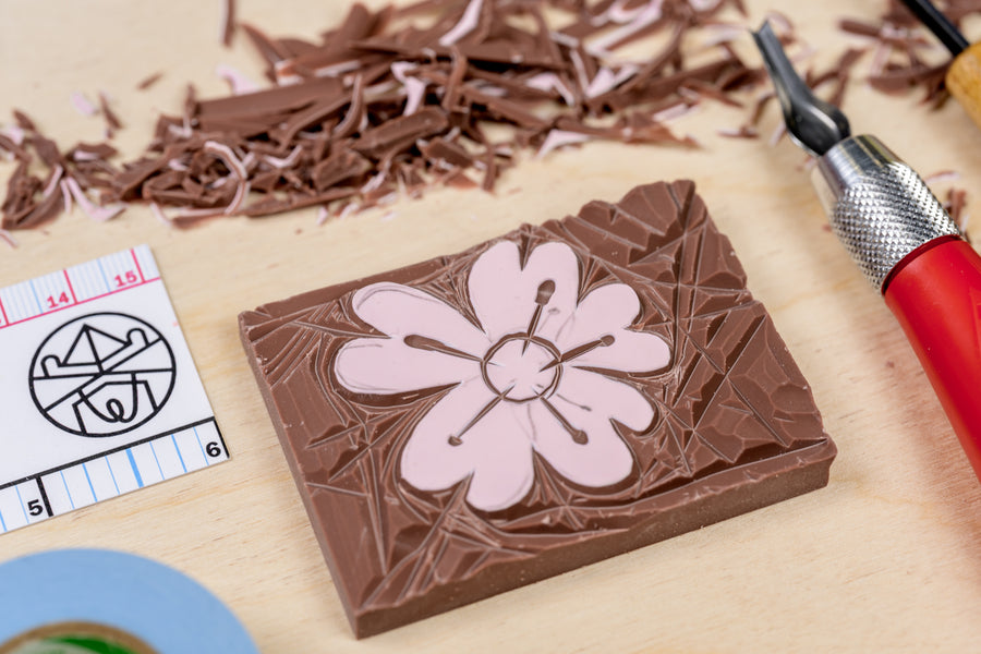 Horunavi Stamp Carving Block, 6" x 8"