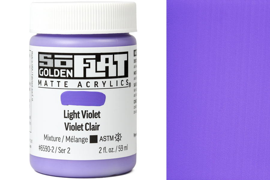 Golden SoFlat Matte Acrylics, Light Violet