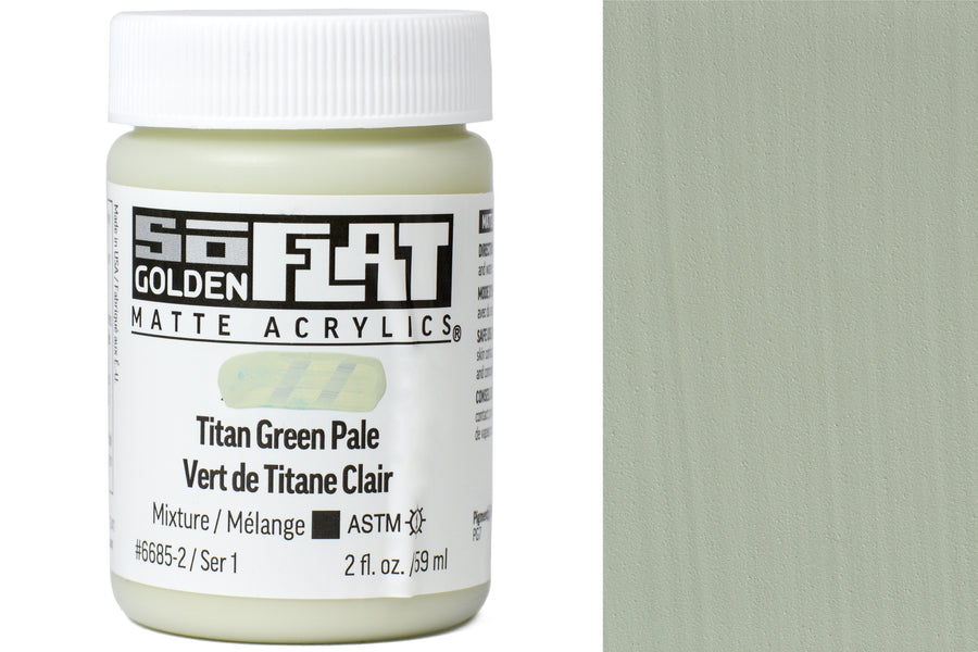 Golden SoFlat Matte Acrylics, Titan Green Pale