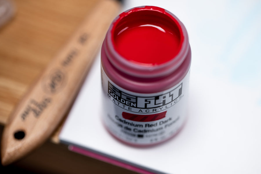 Golden SoFlat Matte Acrylics, Fluorescent Set of 6