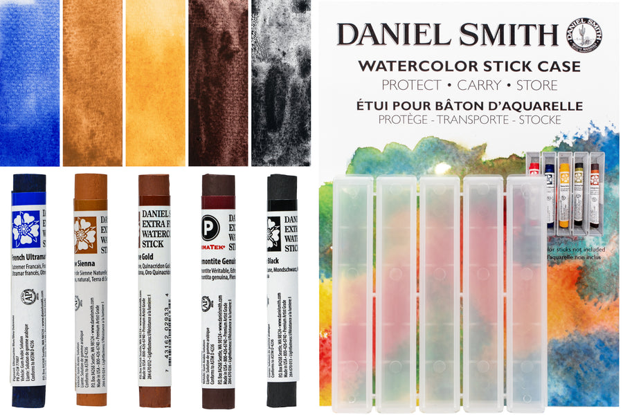 Extra Fine Watercolor Sticks, Granulation Set of 5