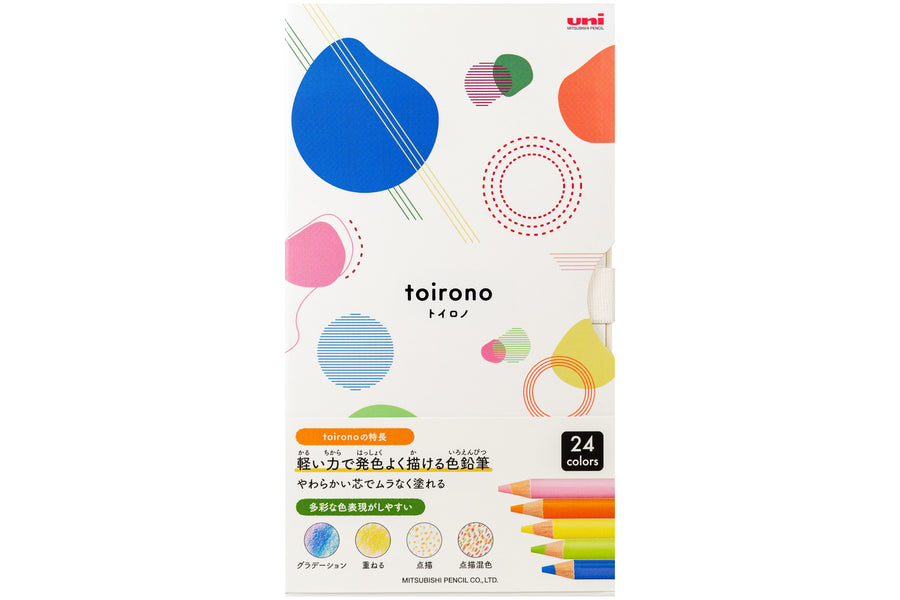 Toirono Colored Pencils, Set of 24