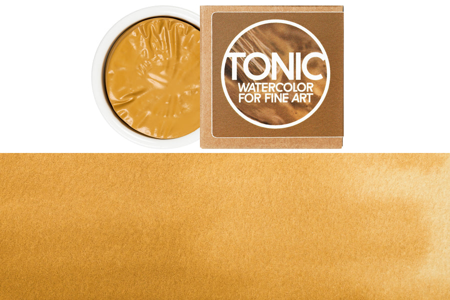 Tonic Watercolor, Porcelain Pan, #043 Oxide Yellow