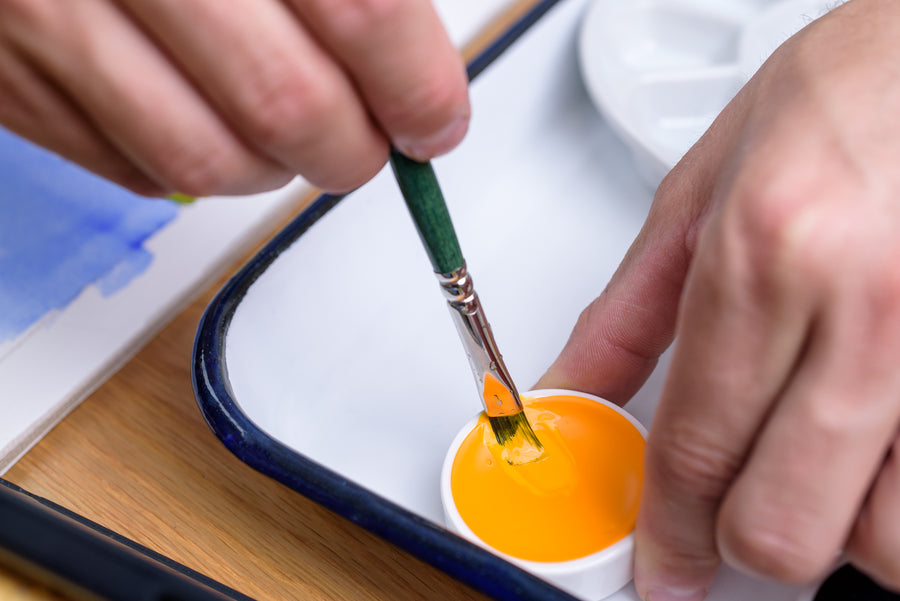 Tonic Watercolor, Porcelain Pan, #043 Oxide Yellow