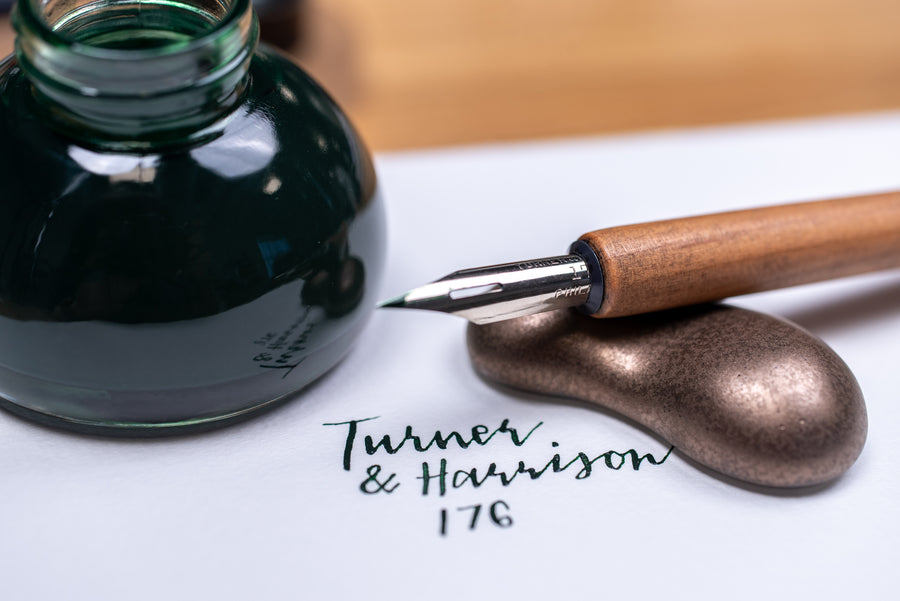 Turner & Harrison #176 Silver-Plated Fine Stub (Vintage)