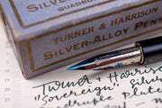 Turner & Harrison #224 Silver-Plated Bank Pen (Vintage)