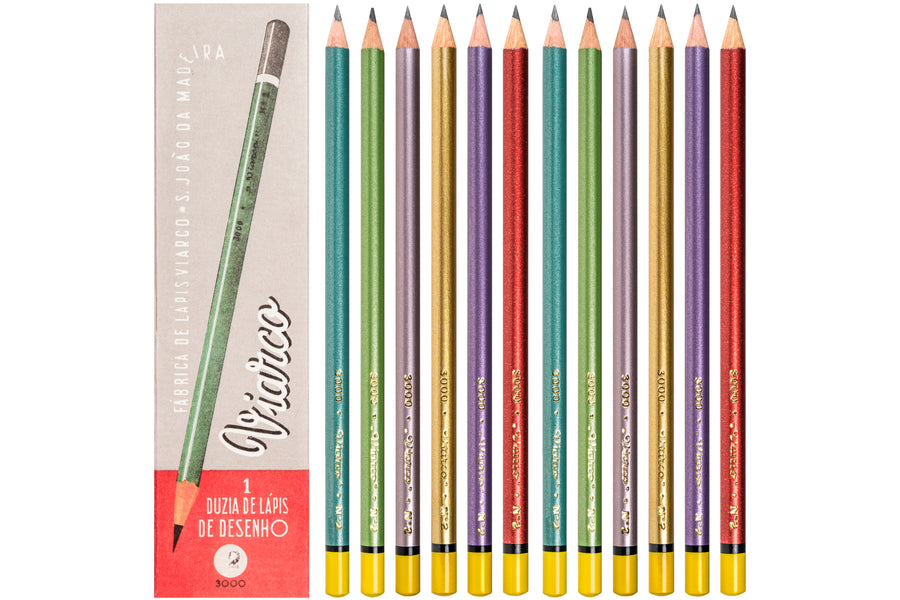 Viarco 3000 Pencils, HB, Box of 12